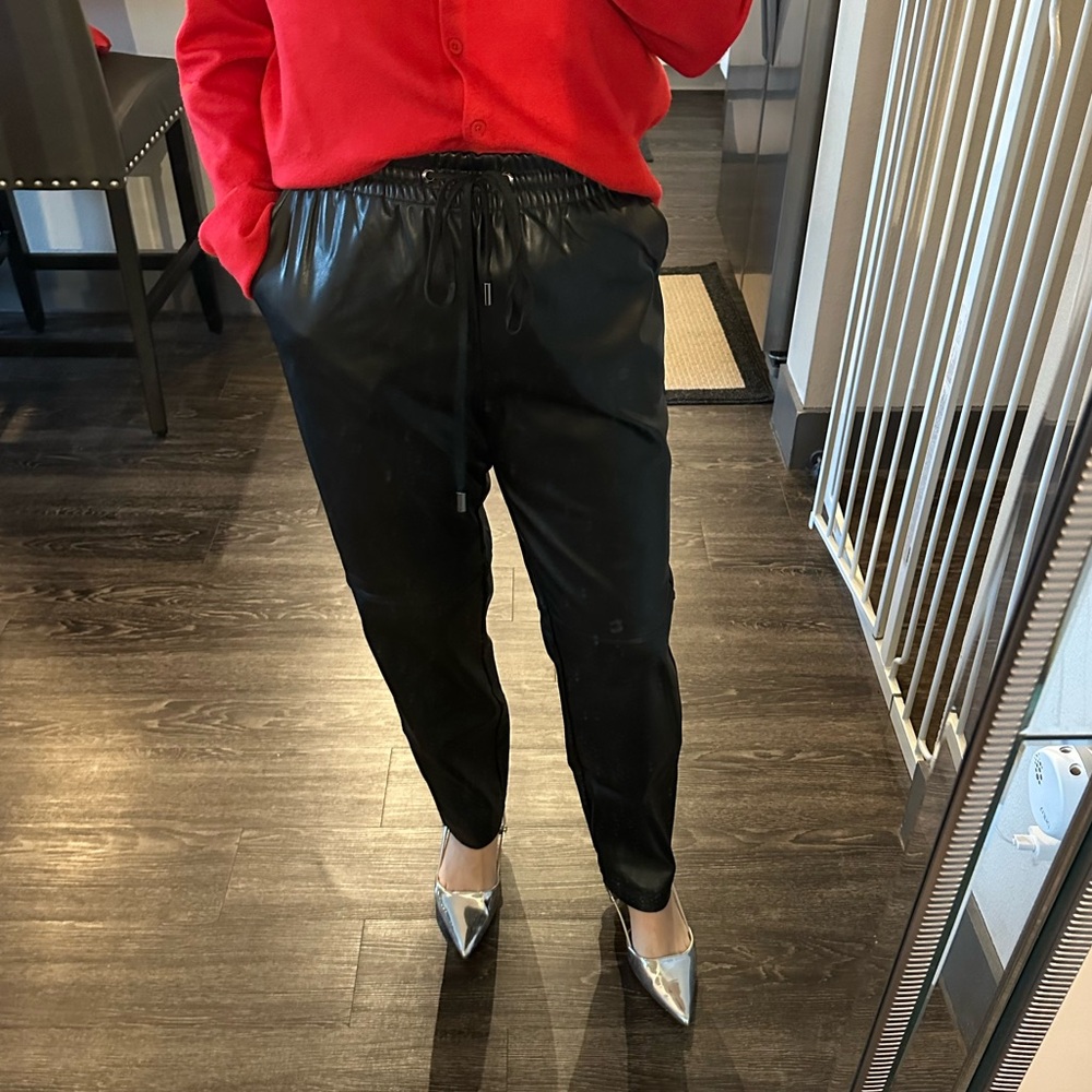 Faux Leather Pants